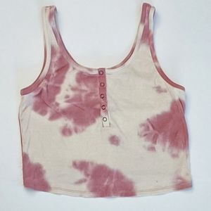Stitch & Pine Tie-Dye Crop Tank Size L (😂)